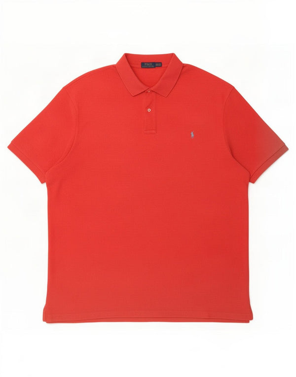 Polo Ralph Lauren muška visoka polo majica 4XL crveni pamuk