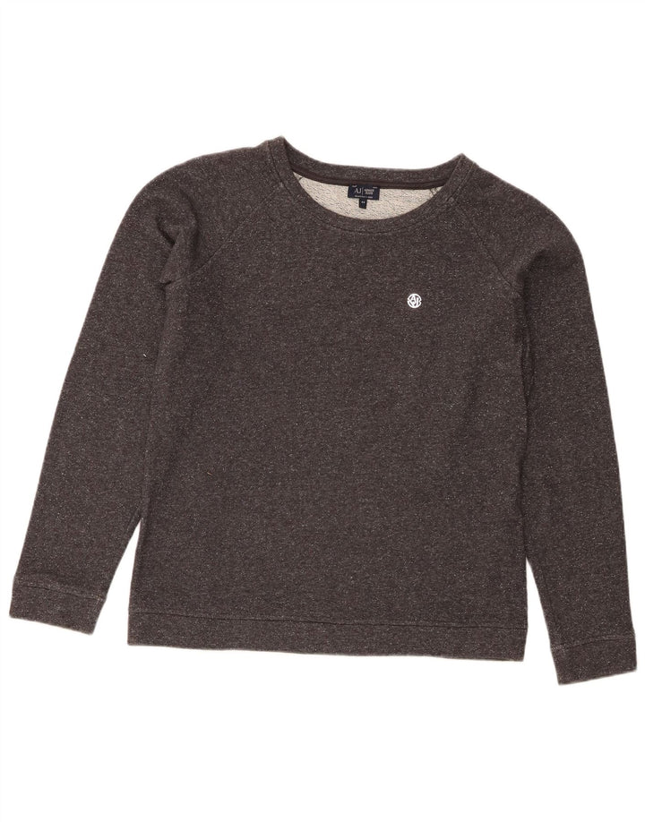 Armani Jeans ženski džemper EU 44 XL sivi pamuk