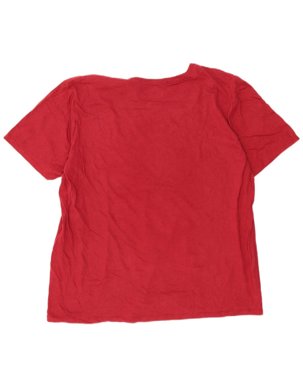 Nike Mens Oklahoma Sooners Graphic T-Shirt Top XL Red Cotton