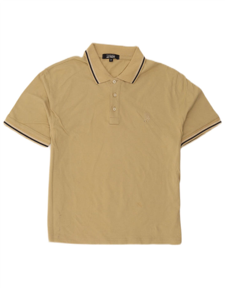 Trussardi muška polo majica srednje bež na pruge