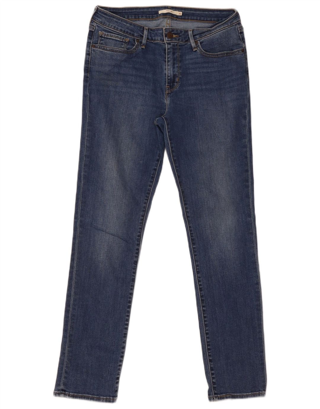Levi's ženske 711 uske traperice W32 L30 plavi pamuk