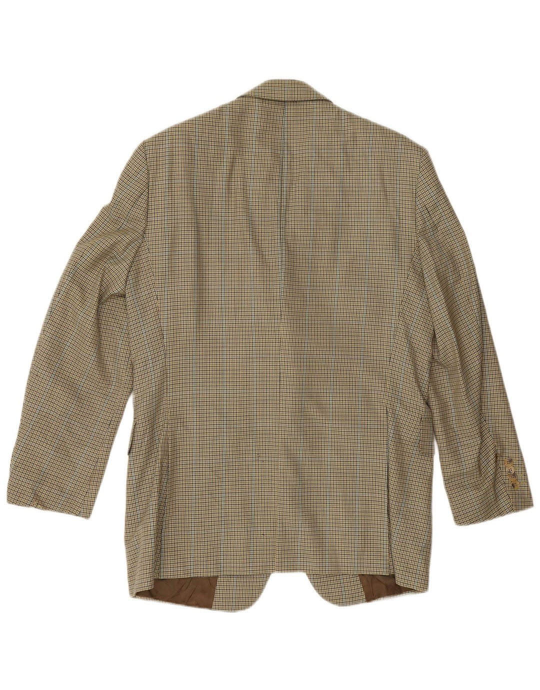 Burberry muški blejzer jakna EU 48 Srednje žuta djevičanska vuna s ptičijim zubima