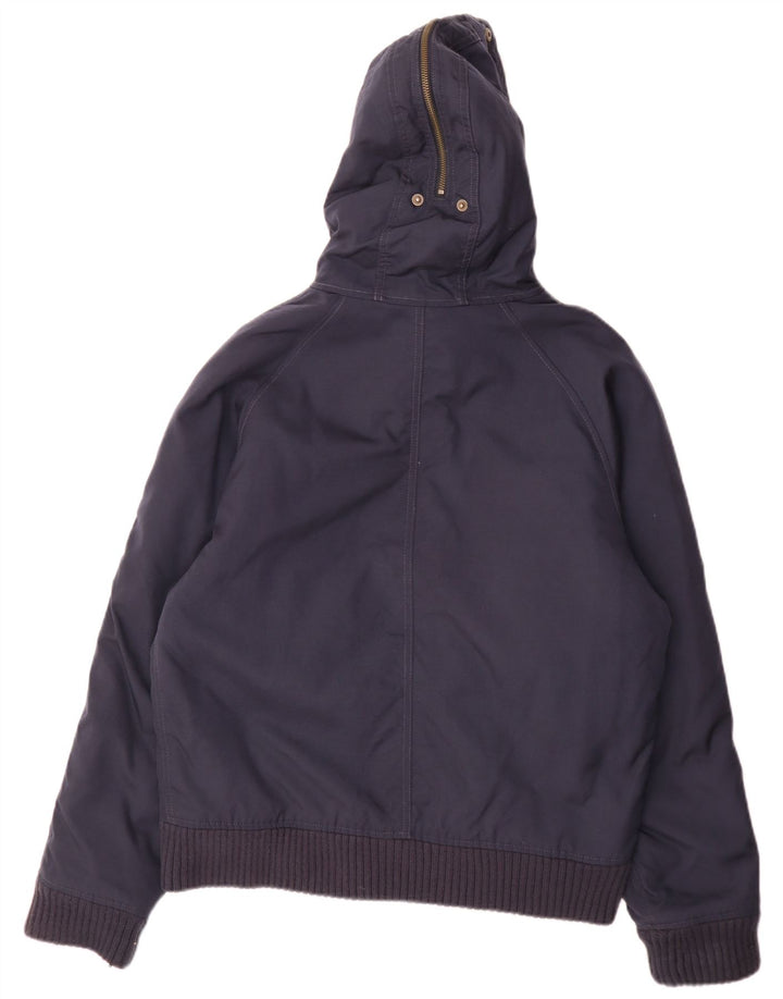 Woolrich muška bomber jakna s kapuljačom UK 38 srednje tamnoplavi najlon