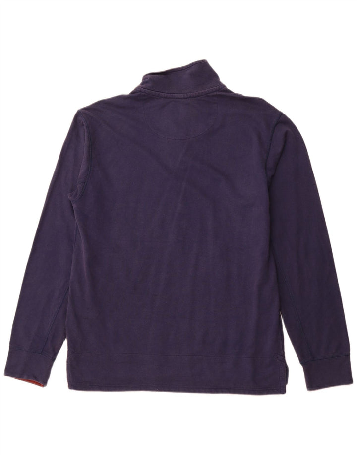 Weird Fish Muška majica dugih rukava 1/4 s patentnim zatvaračem, veliki tamnoplavi pamuk