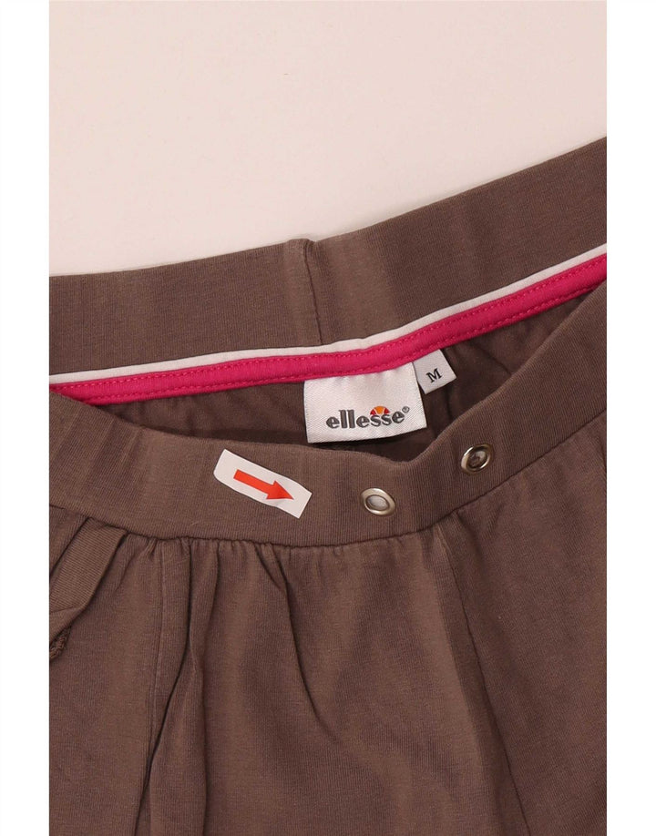 Ellesse Ženske trenirke Hlače UK 12 Srednje smeđi pamuk