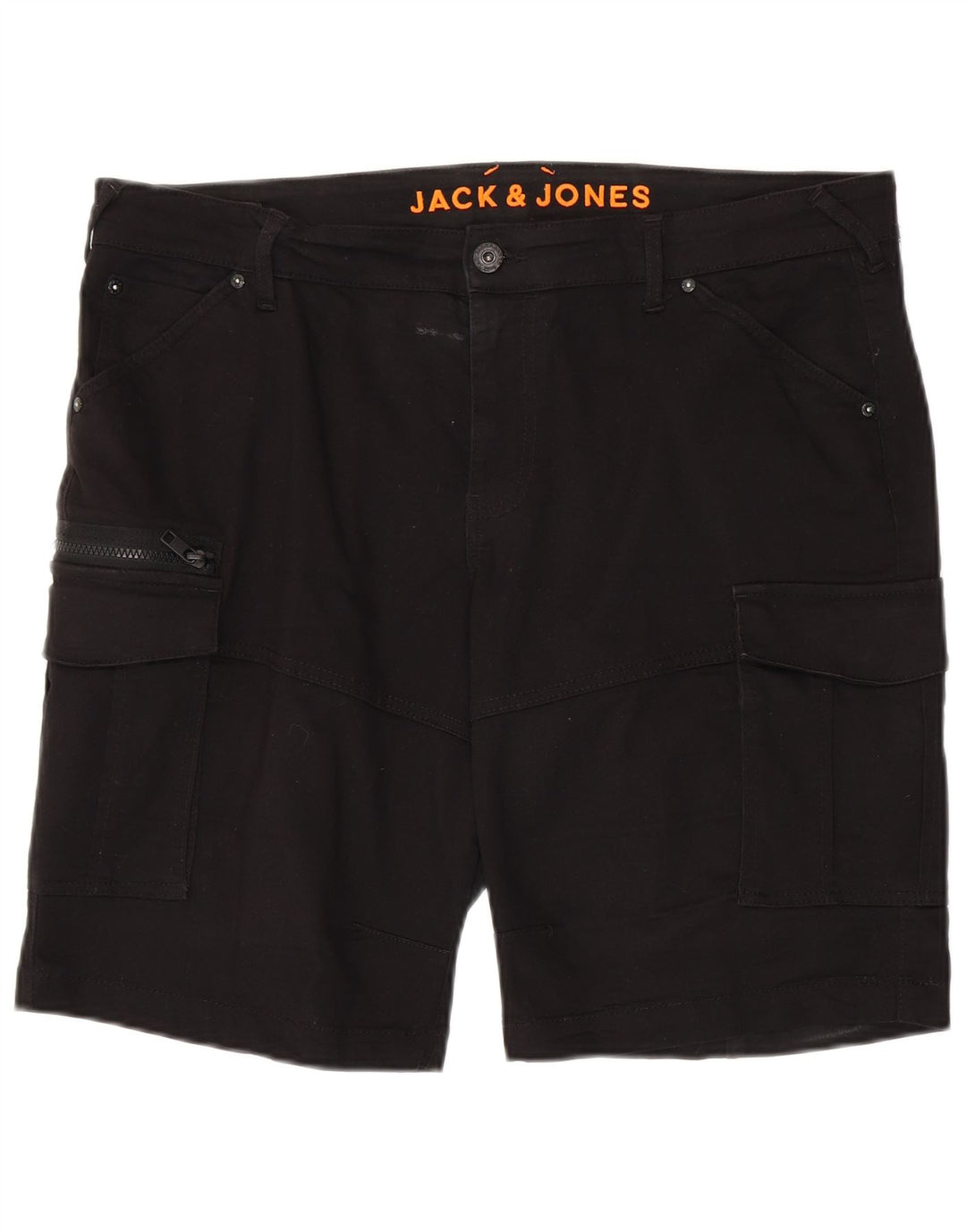 Jack & Jones muške kargo kratke hlače XL W38 crni pamuk
