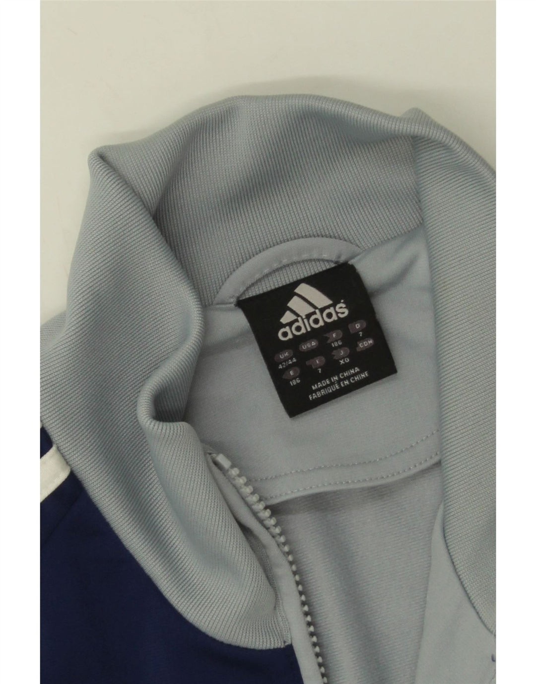 Adidas muška trenirka gornja jakna UK 42/44 veliki sivi poliester u boji