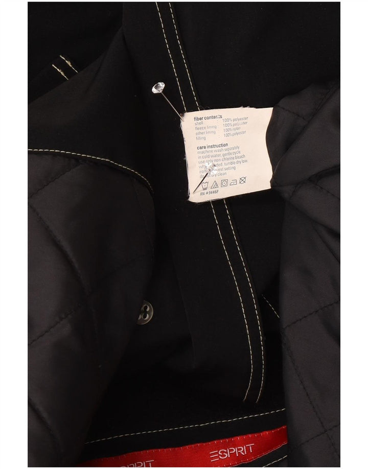 Esprit ženski šerpa kaput UK 18 XL crni poliester