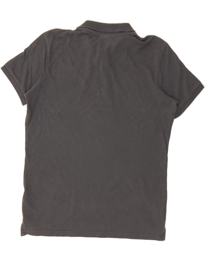 DIADORA Mens Polo Shirt Large Grey Cotton Vintage Diadora and Second-Hand Diadora from Messina Hembry 