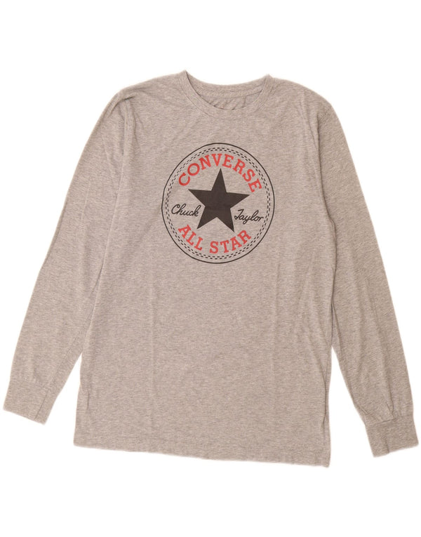 Converse Boys Chuck Taylor Graphic majica dugih rukava 15-16 godina XL siva