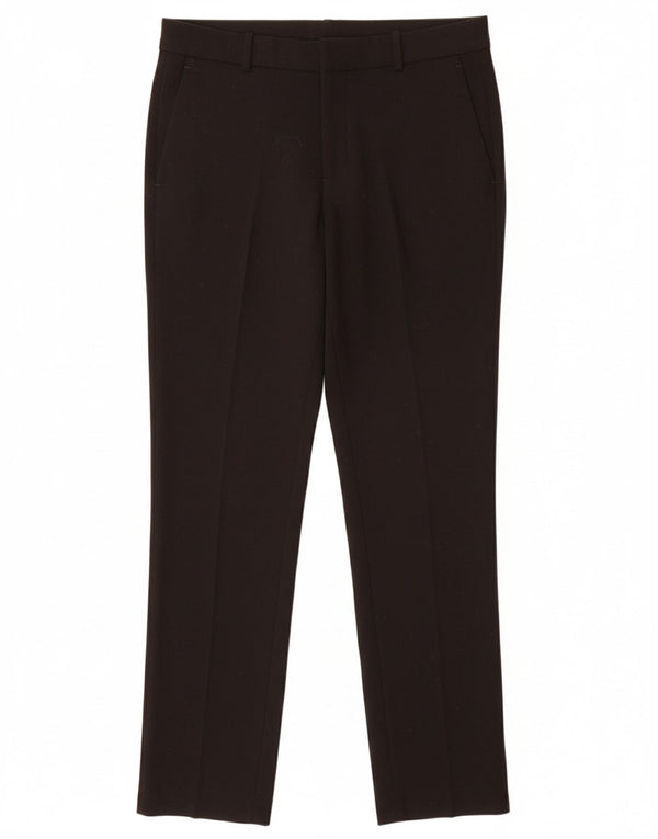 DKNY ženske uske chino hlače US 6 srednje W32 L29 crni poliester