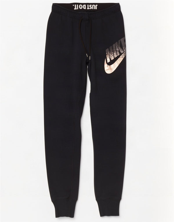 Nike Ženske hlače za trenirku s grafičkim motivima Joggers UK 8 Male crne pamučne hlače