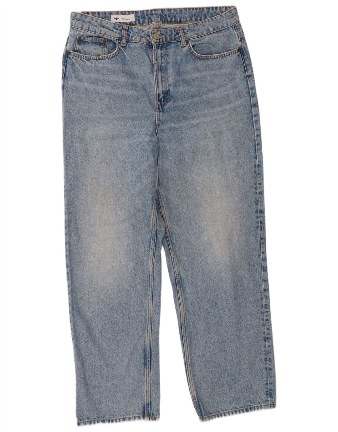 Zara ženske ravne traperice EU 46 XL W36 L29 plave