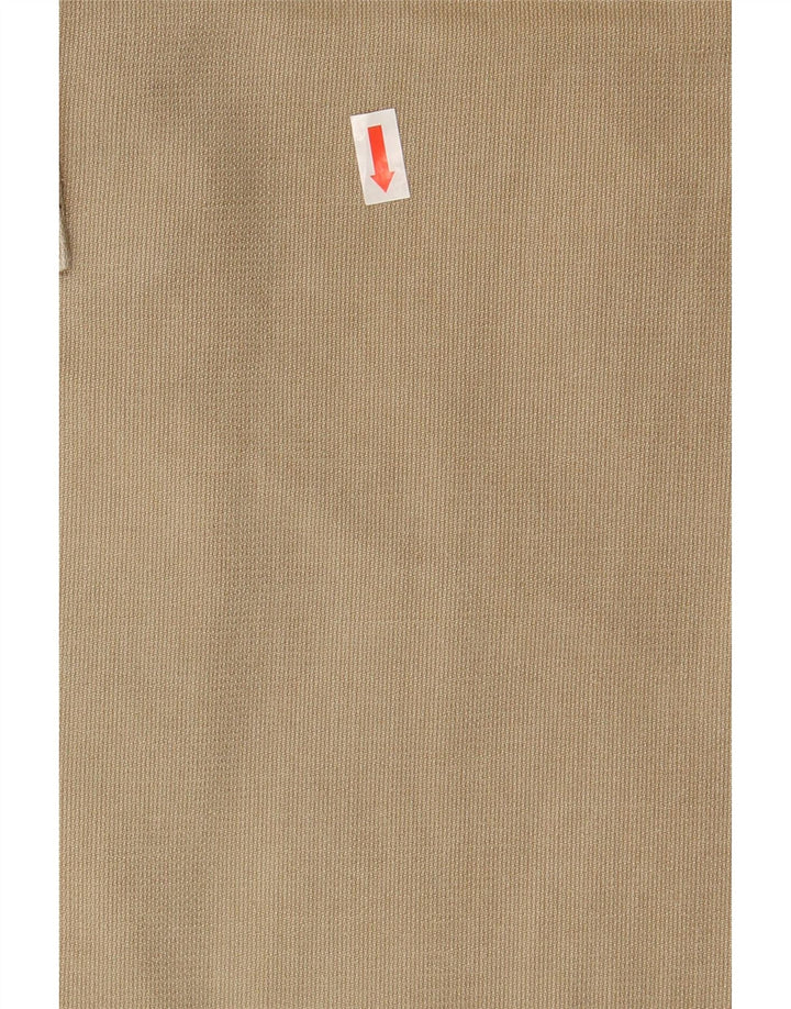 VINTAGE Mens Straight Cargo Trousers W34 L26 Beige Vintage Vintage and Second-Hand Vintage from Messina Hembry 