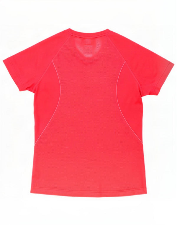 Adidas Womens Climacool T-Shirt Top UK 12 Medium Pink Polyester