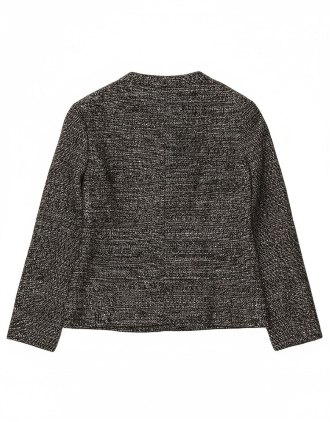 Eastex ženska jakna sako s 1 gumbom UK 12 srednje sivi pjegavi poliester