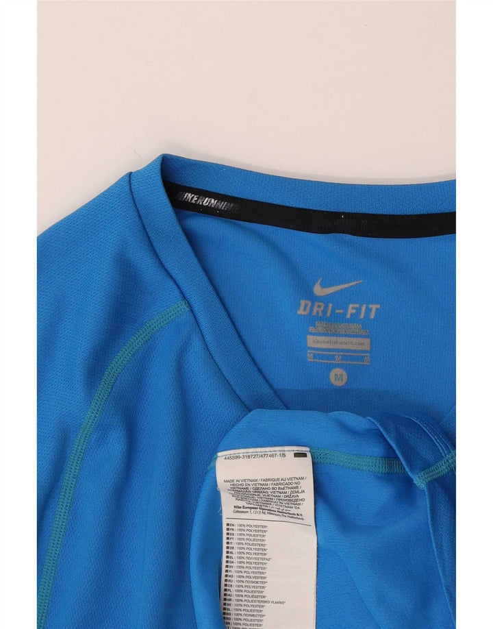 Nike Dri Fit majica kratkih rukava Srednje plavi poliester