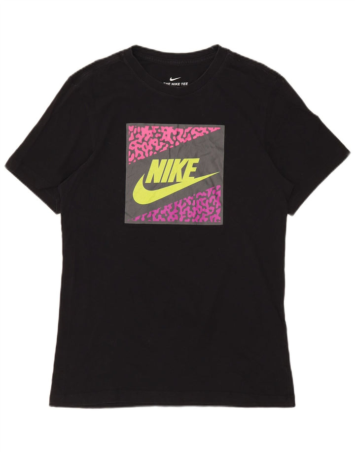 Nike Muška majica kratkih rukava s grafičkim motivima, mala, crna pamučna