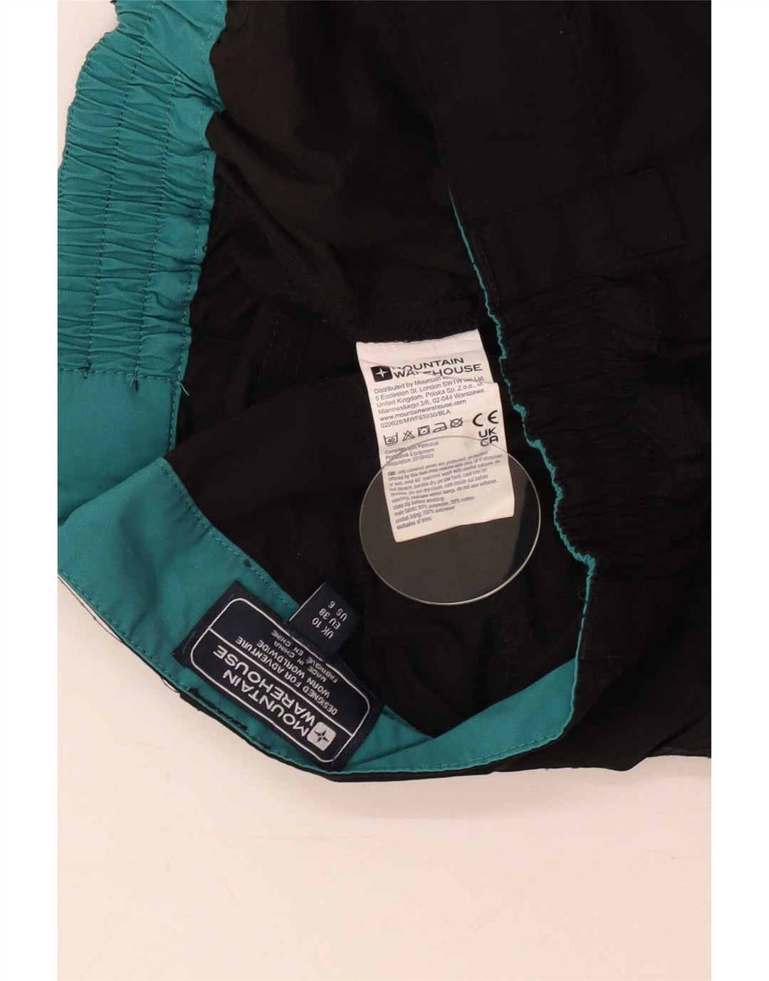 Mountain Warehouse Ženske chino kratke hlače UK 10 male W26 crni poliester