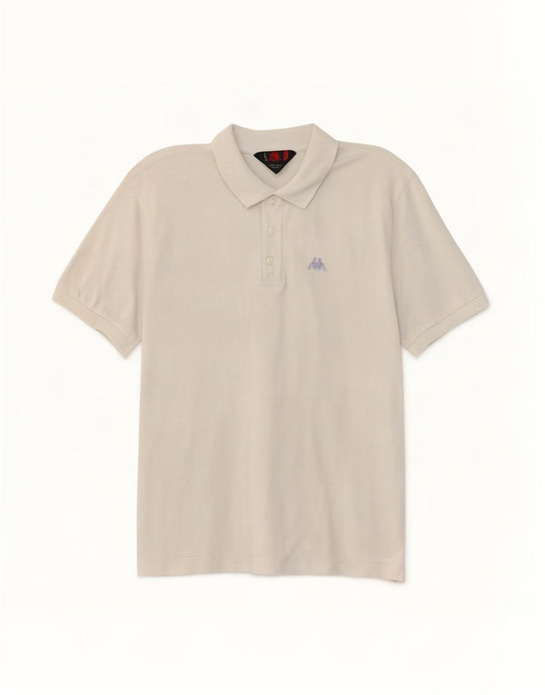 Kappa ženska polo majica UK 18 XL bijeli pamuk