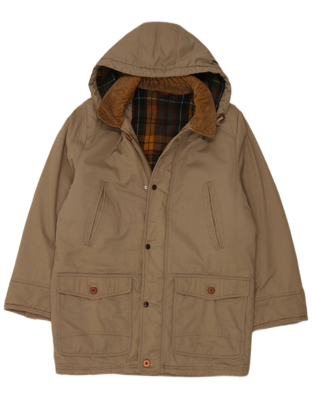 Faciba muški kaput s kapuljačom IT 54 2XL kaki poliester