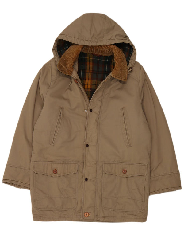 Faciba muški kaput s kapuljačom IT 54 2XL kaki poliester