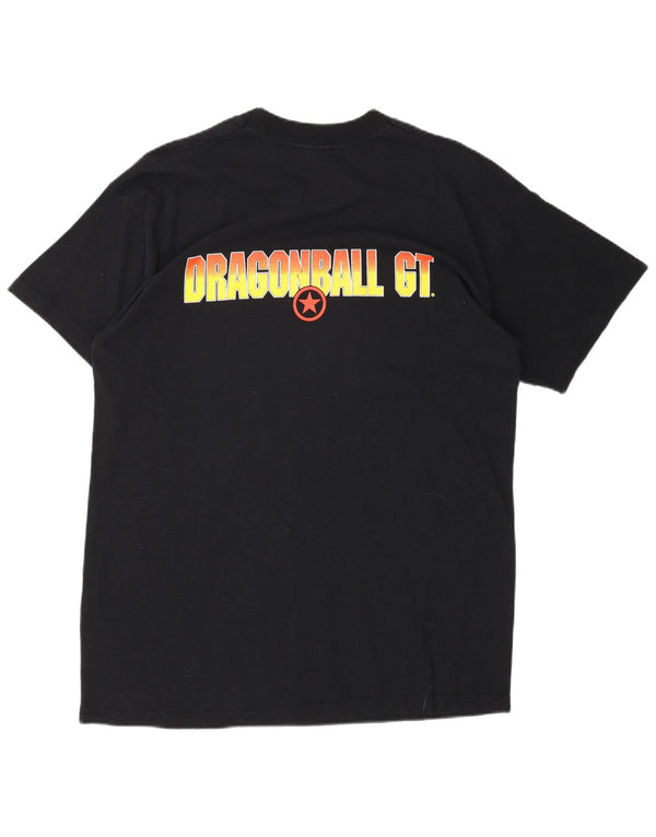 Vintage muška majica s grafičkim motivima Dragon Ball GT 1997 srednje crna
