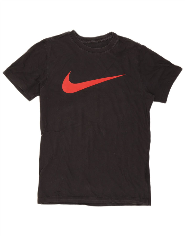 Nike Muška majica kratkih rukava s grafičkim motivima, mala, crna pamučna