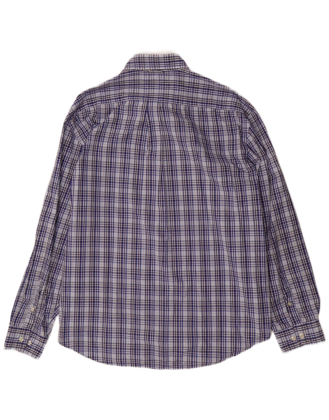 TOMMY HILFIGER Mens Shirt 2XL Blue Check Cotton