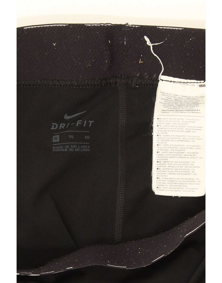 Nike ženske Dri Fit Capri tajice UK 18 XL crni poliester