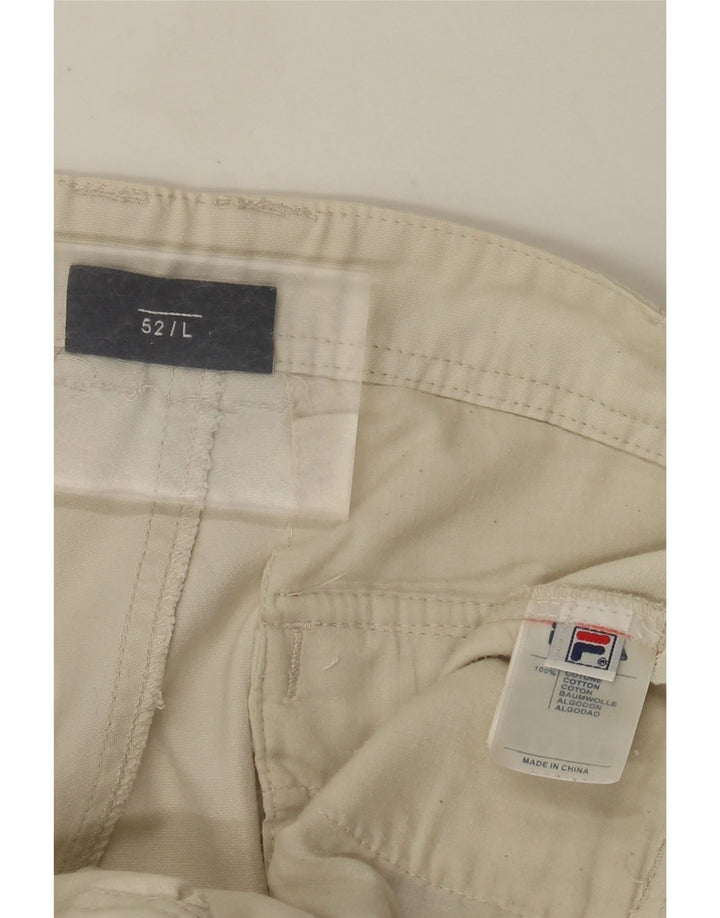 Fila Muške Cargo kratke hlače Large W34 Off White Pamuk