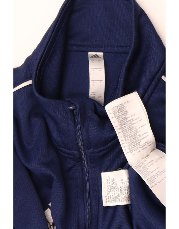 ADIDAS muška trenirka Aeroready zip izrez, velika velika tamnoplava trenirka