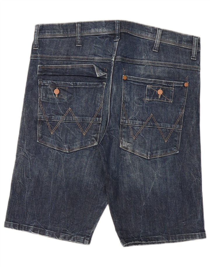 Wrangler muške traper hlače Kurt W32 srednje plavi pamuk