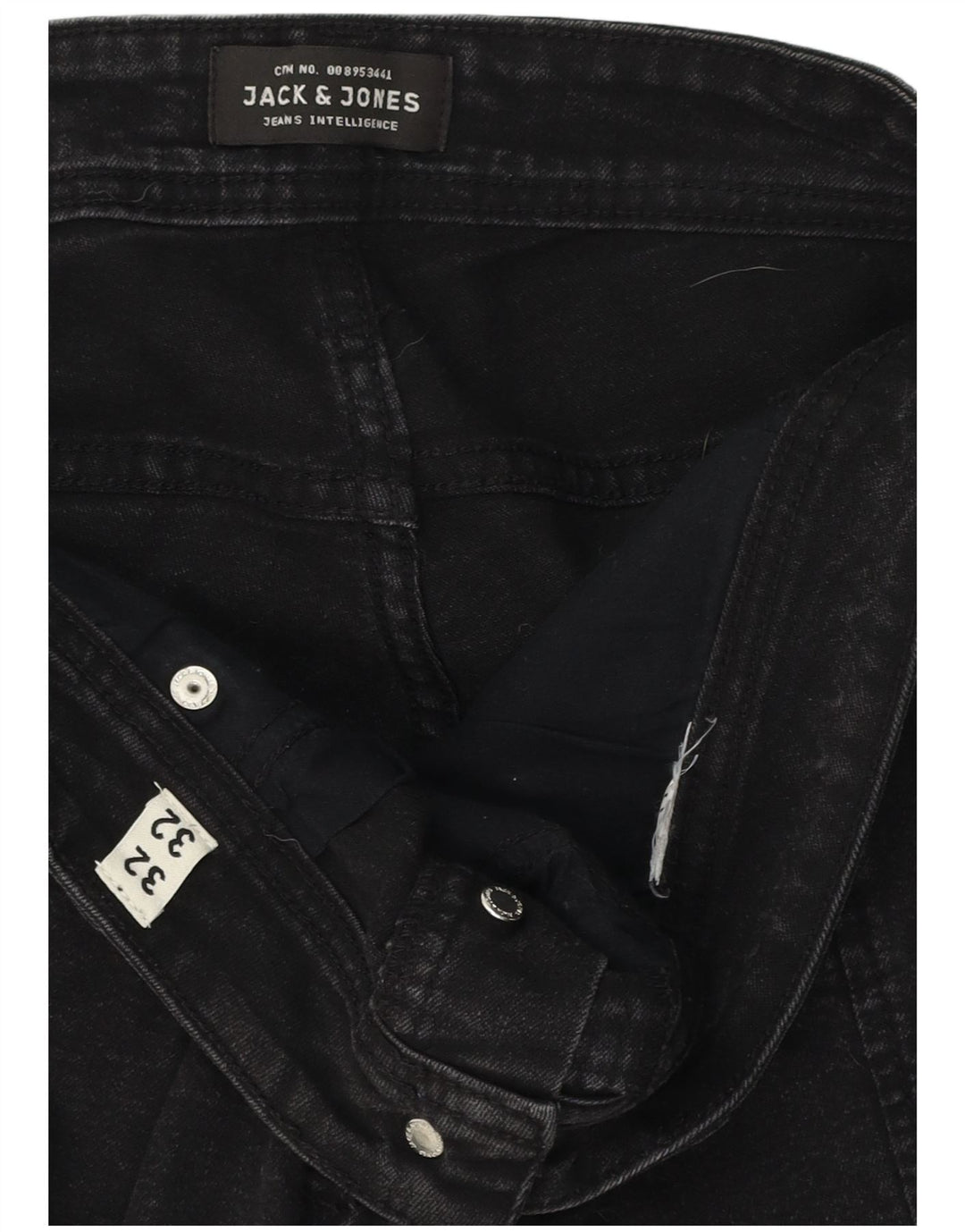 Jack & Jones Muške uske traperice Tim W32 L32 Crne