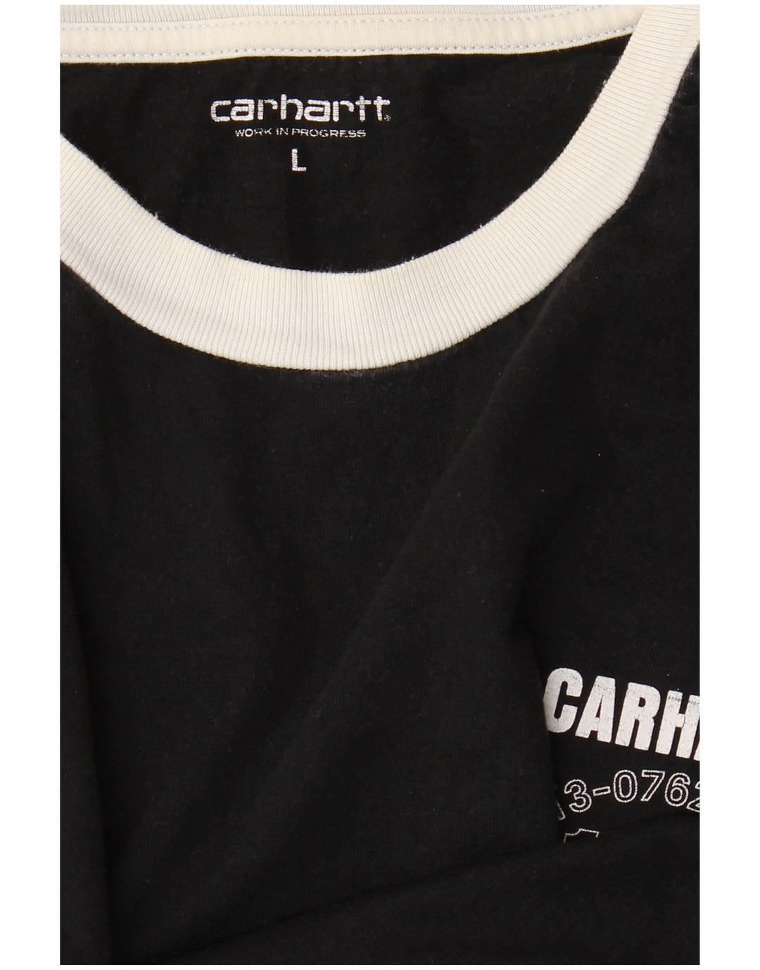 CARHARTT muška majica s grafikama dugih rukava s velikim crnim prugama