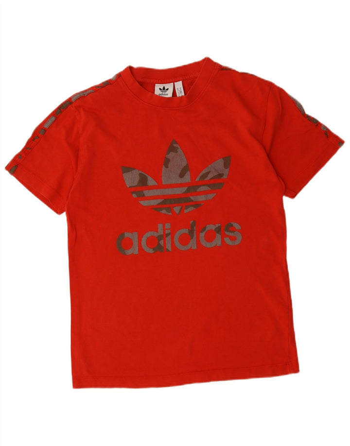Adidas muška majica kratkih rukava srednje veličine, crveni pamuk