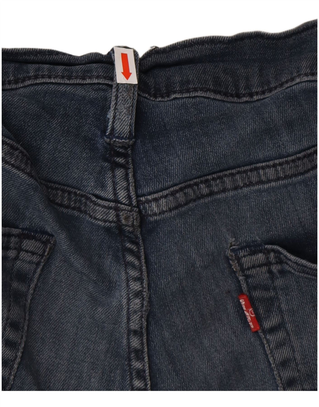 LEVI'S Muške uske traperice W36 L32 Plavi pamuk