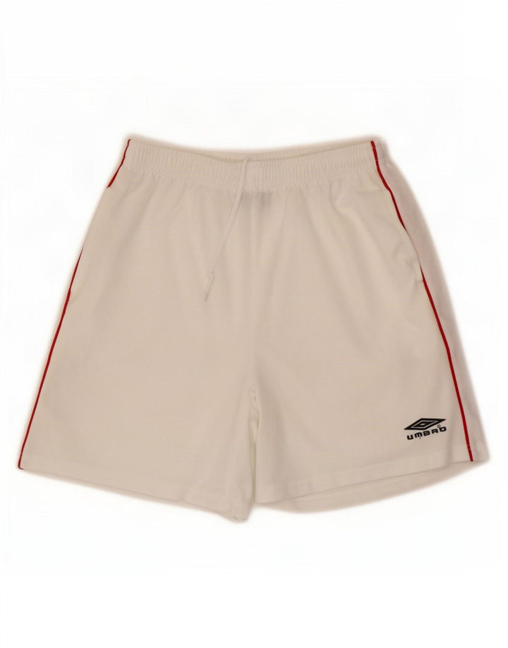 Umbro muške sportske kratke hlače srednje bijele boje od poliestera