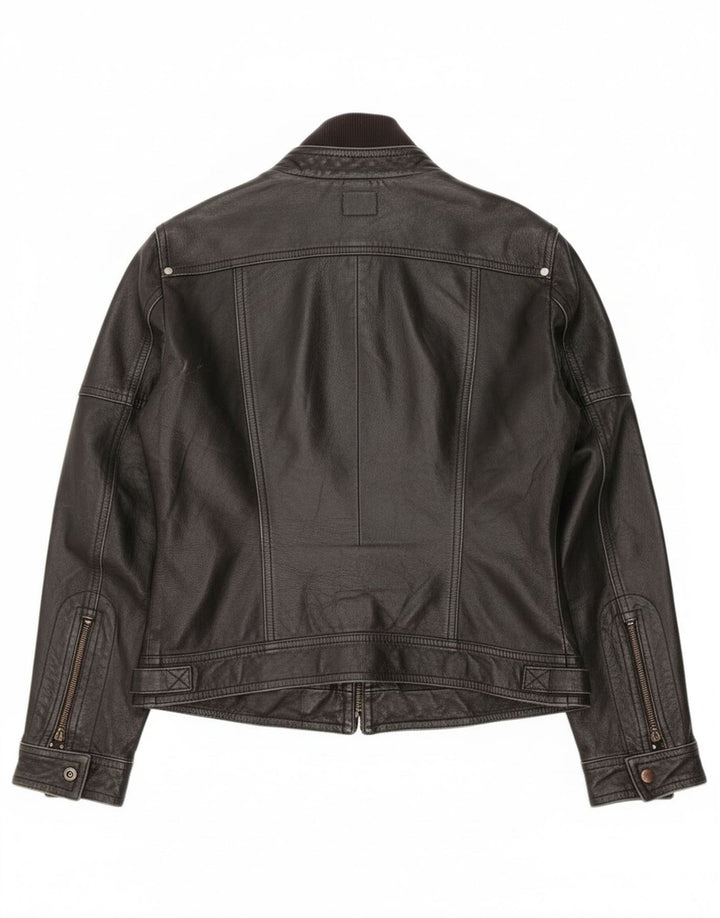 MOTIVI ženska kožna jakna UK 14 srednje crna