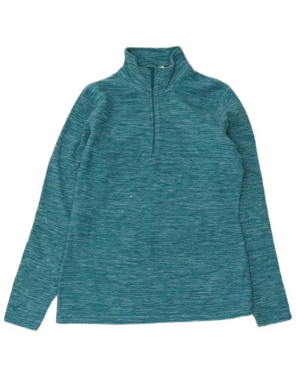 Mountain Warehouse Ženski džemper od flisa s patentnim izrezom UK 10 Small Blue Flected