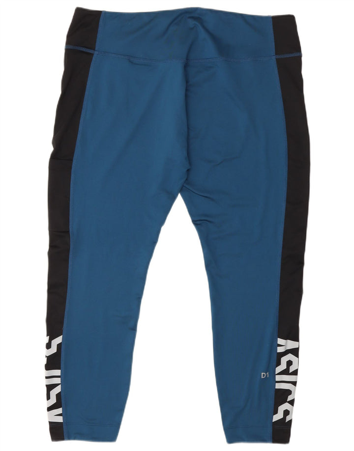 Asics ženske kratke tajice UK 18 XL plavi poliester