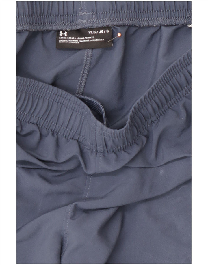 UNDER ARMOUR Sportske kratke hlače za dječake, 11-12 godina, velike, plave od poliestera