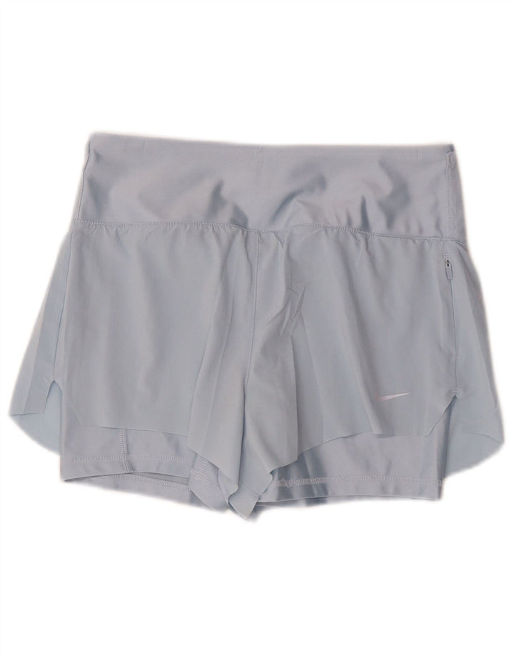 Nike Ženske Dri Fit Sportske kratke hlače UK 10 Mali plavi poliester
