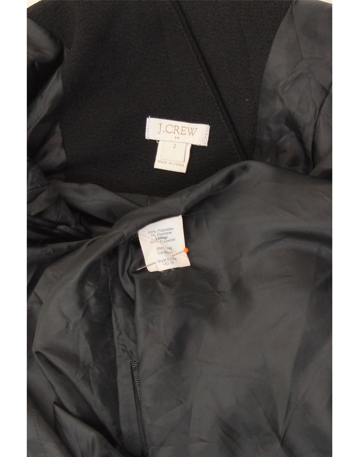 J. Crew ženska plašt haljina bez rukava US 2 XS crni poliester