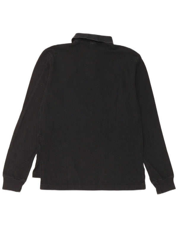 Polo Ralph Lauren Mens Long Sleeve Custom Fit Polo Shirt Medium Black