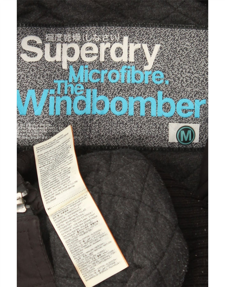Superdry ženska vjetrovka s kapuljačom The Windbomber UK 14 srednje crna