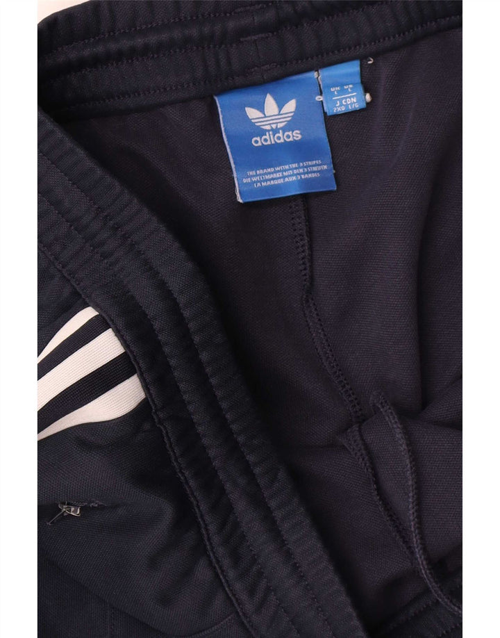 Adidas muške hlače od trenirke velike tamnoplave poliesterske