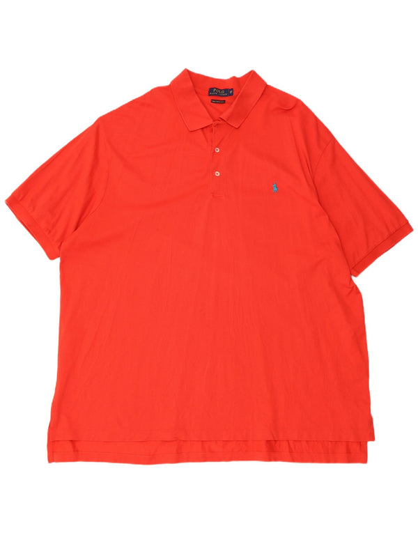 POLO RALPH LAUREN Muška velika polo majica 3XL, crveni pamuk