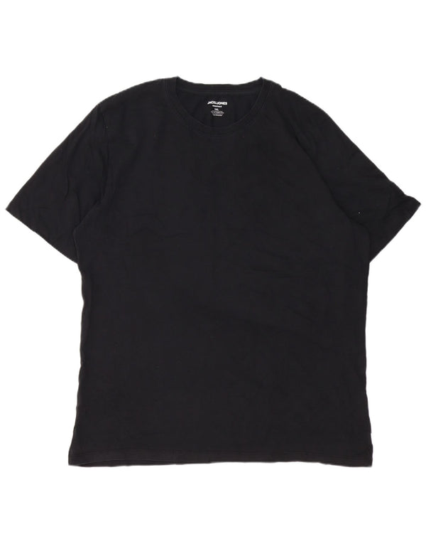 Jack & Jones muška majica kratkih rukava 2XL crni pamuk