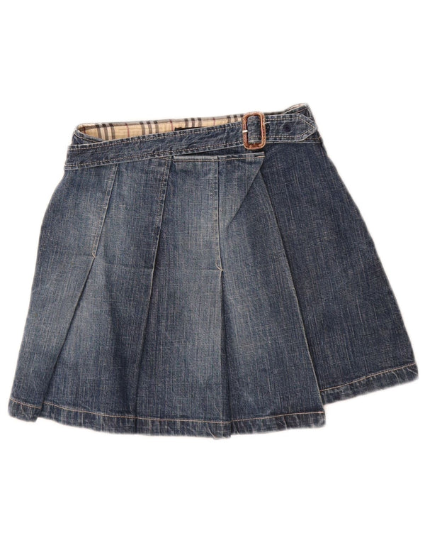 Burberry Girls Mini traper suknja na omot 9-10 godina W22 plavi pamuk